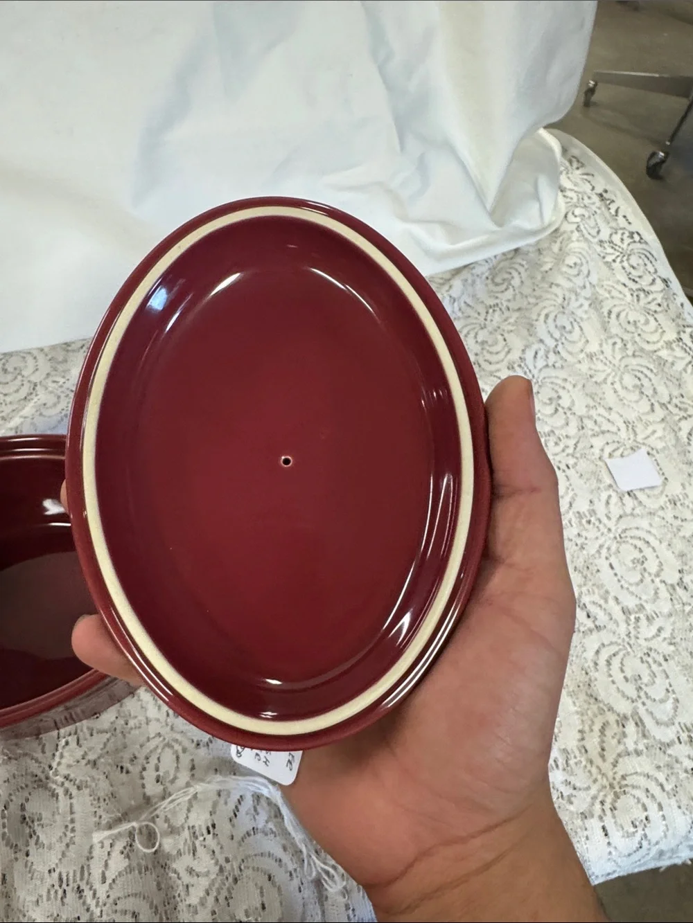 Longaberger Paprika Snall Casserole Dish